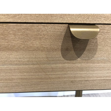 Console en bois pieds métal doré | Seconde main