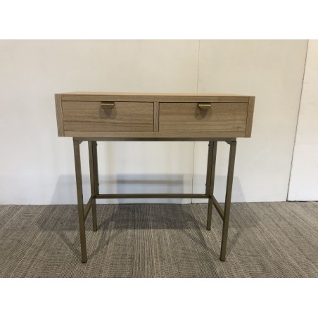 Console en bois pieds métal doré | Seconde main