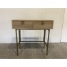 Console en bois pieds métal doré | Seconde main