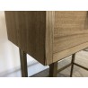 Console en bois pieds métal doré | Seconde main