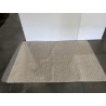 Rectangular rug, 200 x 290 cm, woven beige wool – Second-hand
