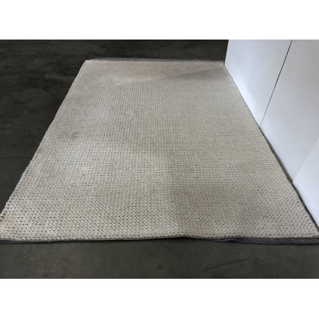 Rectangular ecru wool rug, 200x290cm | Second-hand