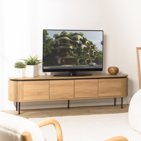 Abgerundetes TV-Möbel 2 m - Macabane Möbel