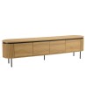 2m rounded TV stand - Macabane Furniture