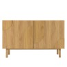 Buffet 2 portes avec décor motif arrondi - Meubles Macabane