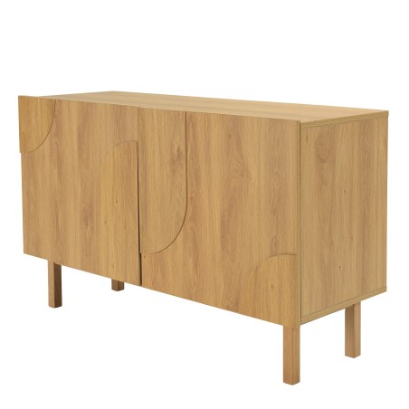 Buffet 2 portes avec décor motif arrondi - Meubles Macabane