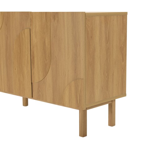 4-door sideboard with rounded design - Macabane Furniture