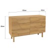 Commode 6 tiroirs - Meubles Macabane