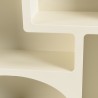 Rek 6 vakken beige - Macabane Meubelen