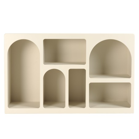 Beige 6-compartment sideboard - Macabane Furniture