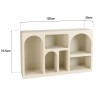 Buffet 6 niches couleur beige - Meubles Macabane