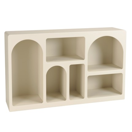 Buffet 6 niches couleur beige - Meubles Macabane
