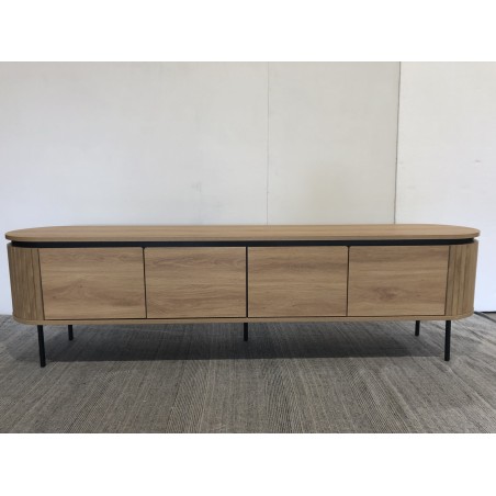 2m rounded TV stand - Macabane Furniture - Second-hand