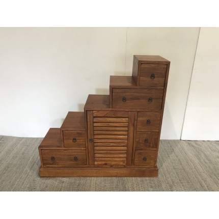 Medium-grade Mindi wood staircase cabinet | SECOND-HAND