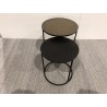 Set de 2 tables d'appoint gigognes rondes - Seconde Main