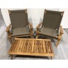 Salon de jardin en bois acacia | Seconde Main