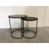Set de 2 tables d'appoint gigognes rondes - Seconde Main