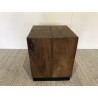 SECONDE MAIN - Table d'appoint carrée SAM bois Suar 38x38cm