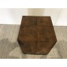 SECONDE MAIN - Table d'appoint carrée SAM bois Suar 38x38cm