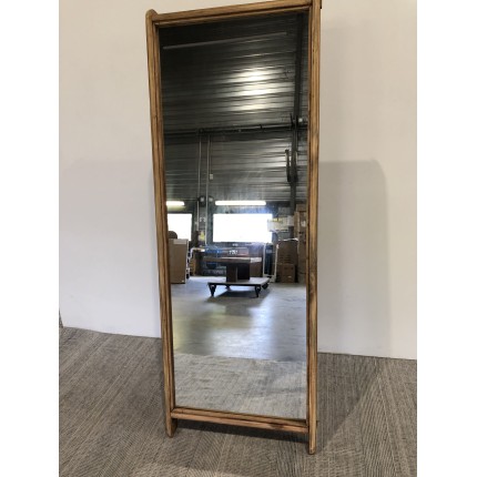 SANDY - Brown Recycled Pine Wood Mirror | Home Decor