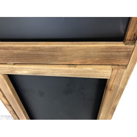 SANDY - Brown Recycled Pine Wood Mirror | Home Decor