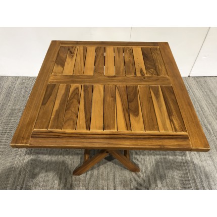 MAEVA Garden Table for 2 People - Teak Wood - 70 x 70 cm - Second Hand
