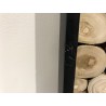 SAM - Square Wall Decoration 100x100cm Natural Teak Wood Branches