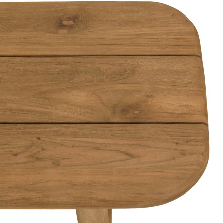 180x40cm garden bench made from recycled teak | Macabane Furniture