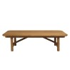 130x70cm garden coffee table made from recycled teak | Macabane