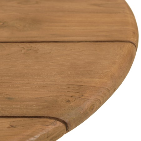Ovaler Gartentisch 240x120cm aus recyceltem Teakholz