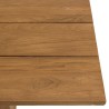 Tavolo da pranzo da giardino 250x100cm in legno di teak riciclato