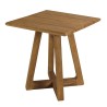 Vierkante tuintafel van gerecycled teakhout | Macabane Meubelen
