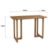 160x80cm garden bar made from recycled teak | Macabane Furniture
