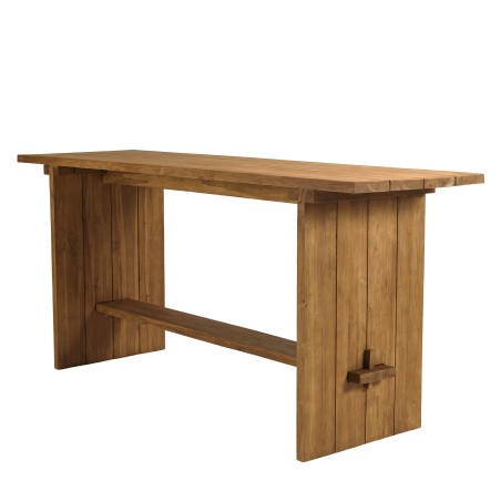 Bar de jardin en bois de teck recyclé | Meubles Macabane