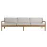Gartensofa 5-Sitzer aus recyceltem Teakholz | Macabane Möbel