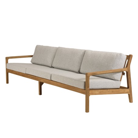 Gartensofa 5-Sitzer aus recyceltem Teakholz | Macabane Möbel