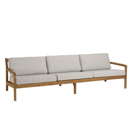 5-seater garden sofa made from recycled teak | Macabane Furniture