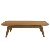 Tavolino da giardino 130x70cm in legno di teak riciclato | Macabane