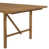 Set Tisch und Bänke aus recyceltem Teakholz | Macabane