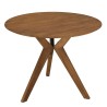 SIXTINE - Round dining table in recycled teak, D100cm