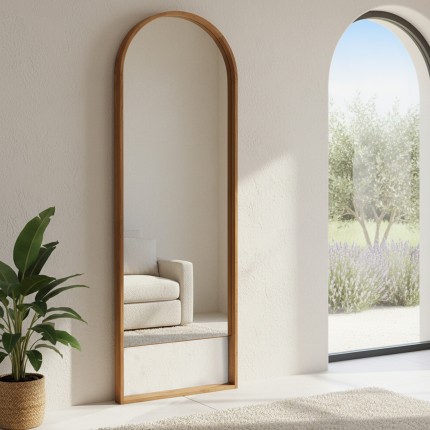 Miroir 70x210cm en bois de teck recyclé | Macabane