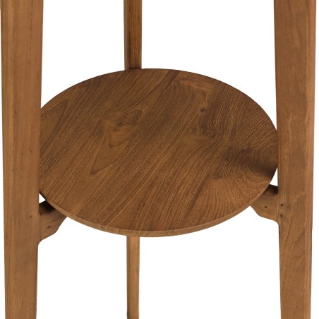 Porte-manteau en bois de teck recyclé | Macabane 