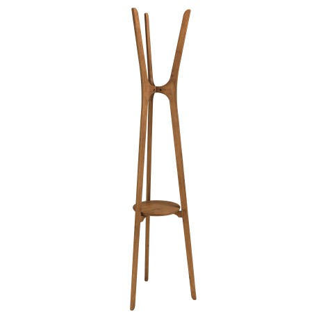 Porte-manteau en bois de teck recyclé | Macabane 