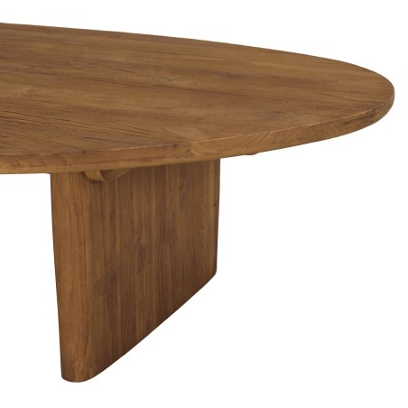 Mesa de centro 140x75cm de madera de teca reciclada | Macabane