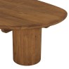 SIXTINE - 140x75cm coffee table made from recycled teak