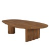 SIXTINE - 140x75cm coffee table made from recycled teak