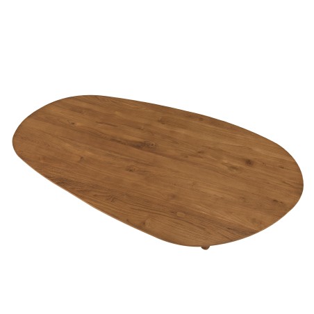 Mesa de centro 140x75cm de madera de teca reciclada | Macabane