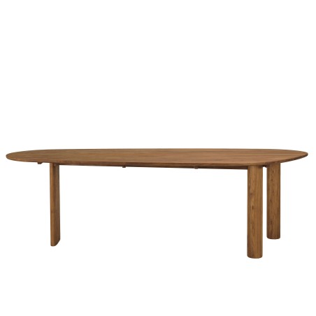 Table à manger 260x120cm en bois de teck recyclé | Macabane