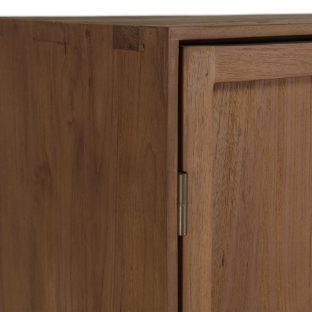 Armoire 2 portes 90x200cm en bois de teck recyclé | Macabane