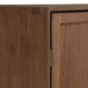 SIXTINE - 2-door wardrobe, 90x200cm, made from recycled teak 